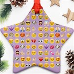 pastel purple Emoji  Ornament (Star)