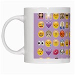 pastel purple Emoji  White Mug