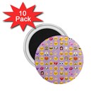 pastel purple Emoji  1.75  Magnet (10 pack) 