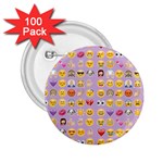 pastel purple Emoji  2.25  Button (100 pack)