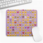 pastel purple Emoji  Large Mousepad