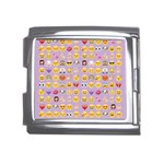 pastel purple Emoji  Mega Link Italian Charm (18mm)