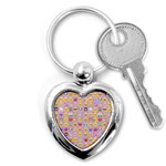 pastel purple Emoji  Key Chain (Heart)