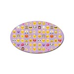 pastel purple Emoji  Sticker (Oval)