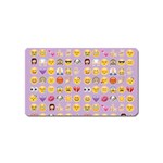 pastel purple Emoji  Magnet (Name Card)