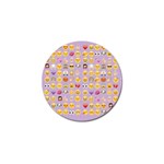 pastel purple Emoji  Golf Ball Marker