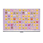 pastel purple Emoji  Business Card Holder