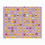 pastel purple Emoji  Small Glasses Cloth