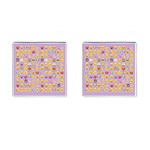 pastel purple Emoji  Cufflinks (Square)