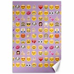 pastel purple Emoji  Canvas 20  x 30 