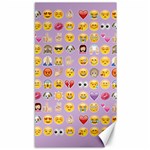 pastel purple Emoji  Canvas 40  x 72 