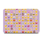 pastel purple Emoji  Small Doormat