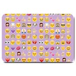 pastel purple Emoji  Large Doormat