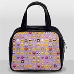 pastel purple Emoji  Classic Handbag (Two Sides)