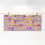 pastel purple Emoji  Hand Towel