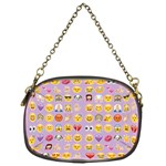 pastel purple Emoji  Chain Purse (One Side)