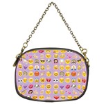 pastel purple Emoji  Chain Purse (Two Sides)