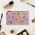 pastel purple Emoji  Cosmetic Bag (Small)