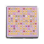 pastel purple Emoji  Memory Card Reader (Square)