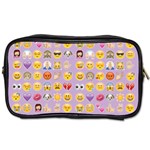 pastel purple Emoji  Toiletries Bag (Two Sides)