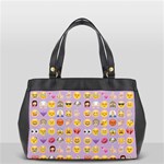 pastel purple Emoji  Oversize Office Handbag