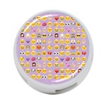 pastel purple Emoji  4-Port USB Hub (One Side)