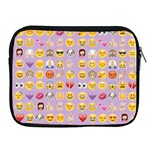 pastel purple Emoji  Apple iPad 2/3/4 Zipper Case