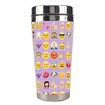 pastel purple Emoji  Stainless Steel Travel Tumbler