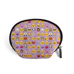 pastel purple Emoji  Accessory Pouch (Small)