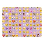 pastel purple Emoji  Double Sided Flano Blanket (Mini)