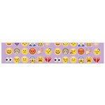 pastel purple Emoji  Flano Scarf (Small)