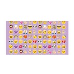 pastel purple Emoji  Satin Wrap