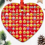 red Emoji  Ornament (Heart)