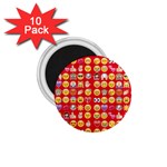 red Emoji  1.75  Magnet (10 pack) 