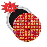 red Emoji  2.25  Magnet (10 pack)