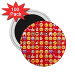 red Emoji  2.25  Magnet (100 pack) 