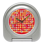 red Emoji  Travel Alarm Clock