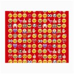 red Emoji  Small Glasses Cloth