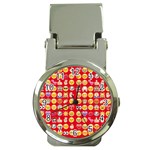 red Emoji  Money Clip Watch