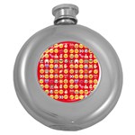 red Emoji  Hip Flask (5 oz)