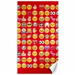 red Emoji  Canvas 40  x 72 