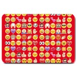 red Emoji  Large Doormat