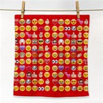 red Emoji  Face Towel