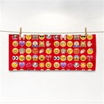 red Emoji  Hand Towel