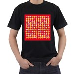 red Emoji  Men s T-Shirt (Black)