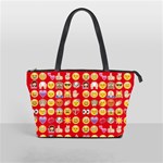 red Emoji  Classic Shoulder Handbag