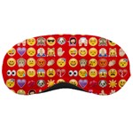 red Emoji  Sleeping Mask