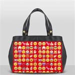 red Emoji  Oversize Office Handbag (2 Sides)