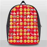 red Emoji  School Bag (XL)