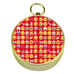 red Emoji  Gold Compass